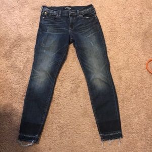 Express ankle legging mid rise jeans